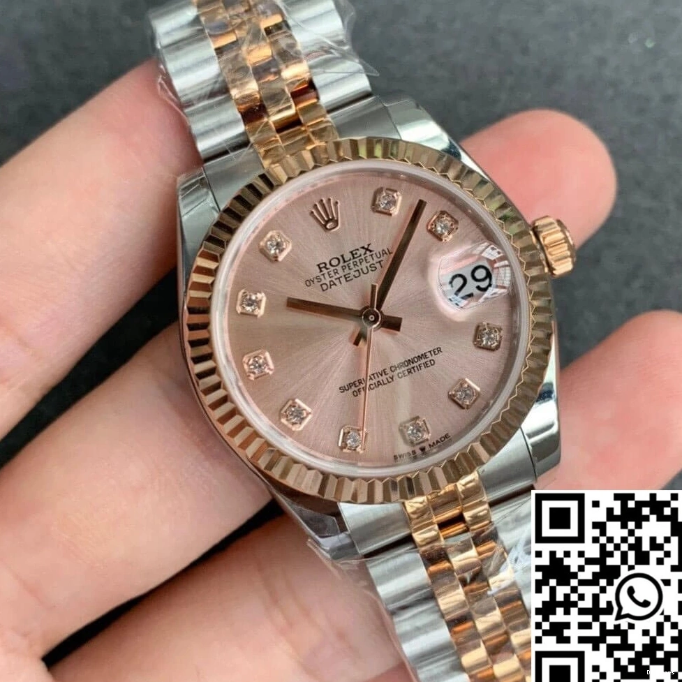 Rose 865 FashionForward Datejust Factory Gold GS Rolex M278271-0024 0824